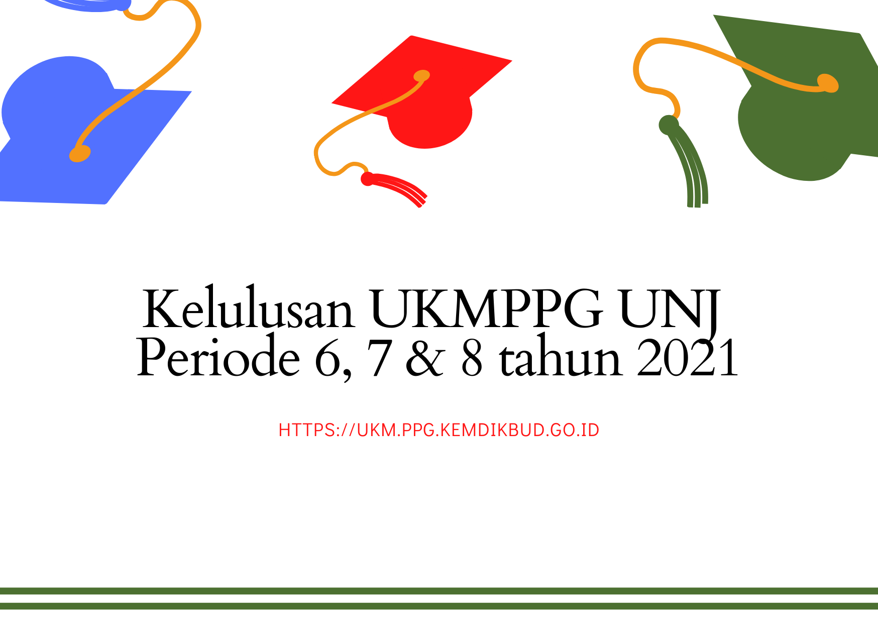 Kelulusan UKMPPG UNJ Periode 6,7 & 8 tahun 2021